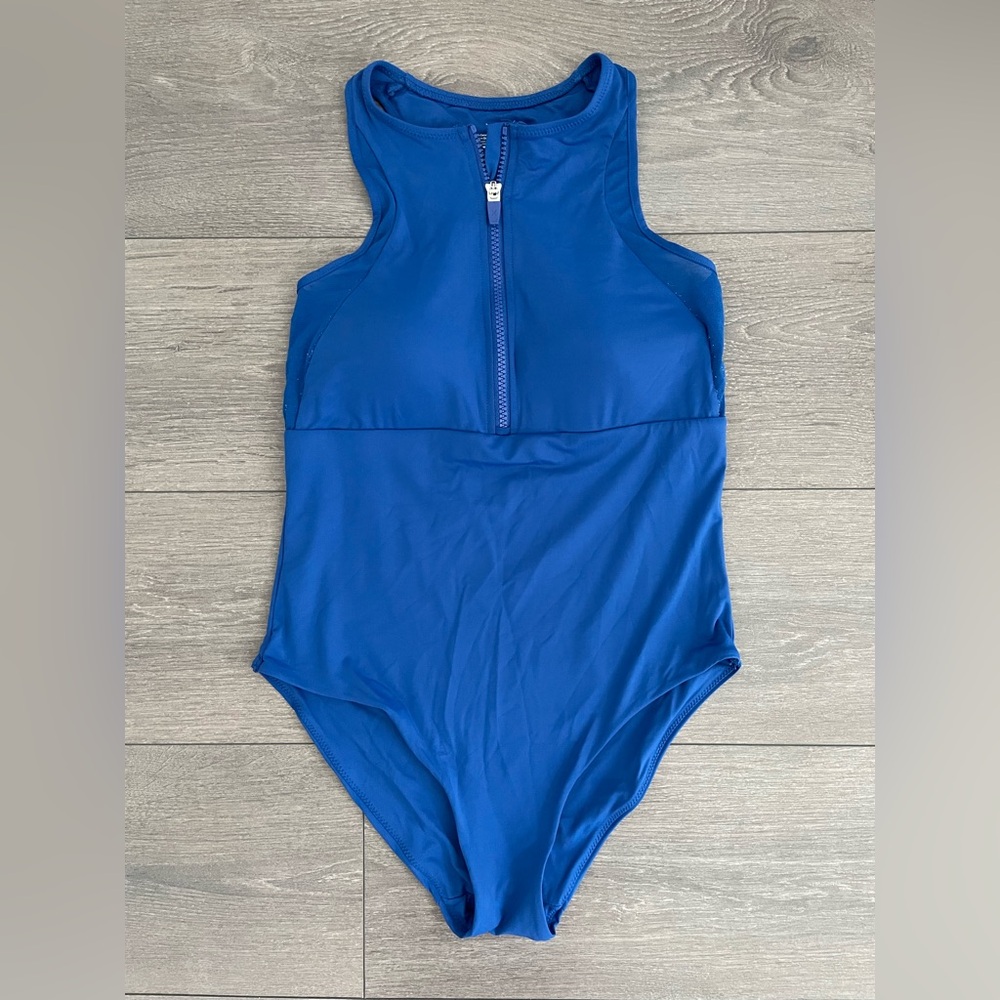 Knix Vibrant Blue One-Piece Swimsuit
